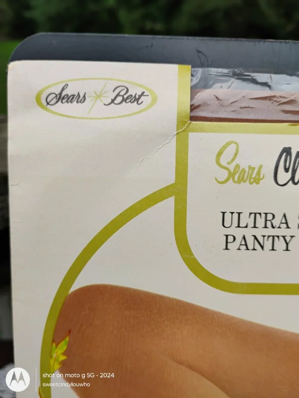 Sears Best Cling-alon ultra sheer panty hose NIP 70s new old stock Toast XL size